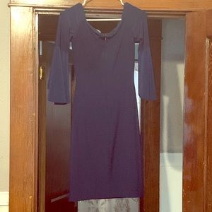Lauren by Ralph Lauren Navy Midid Dress